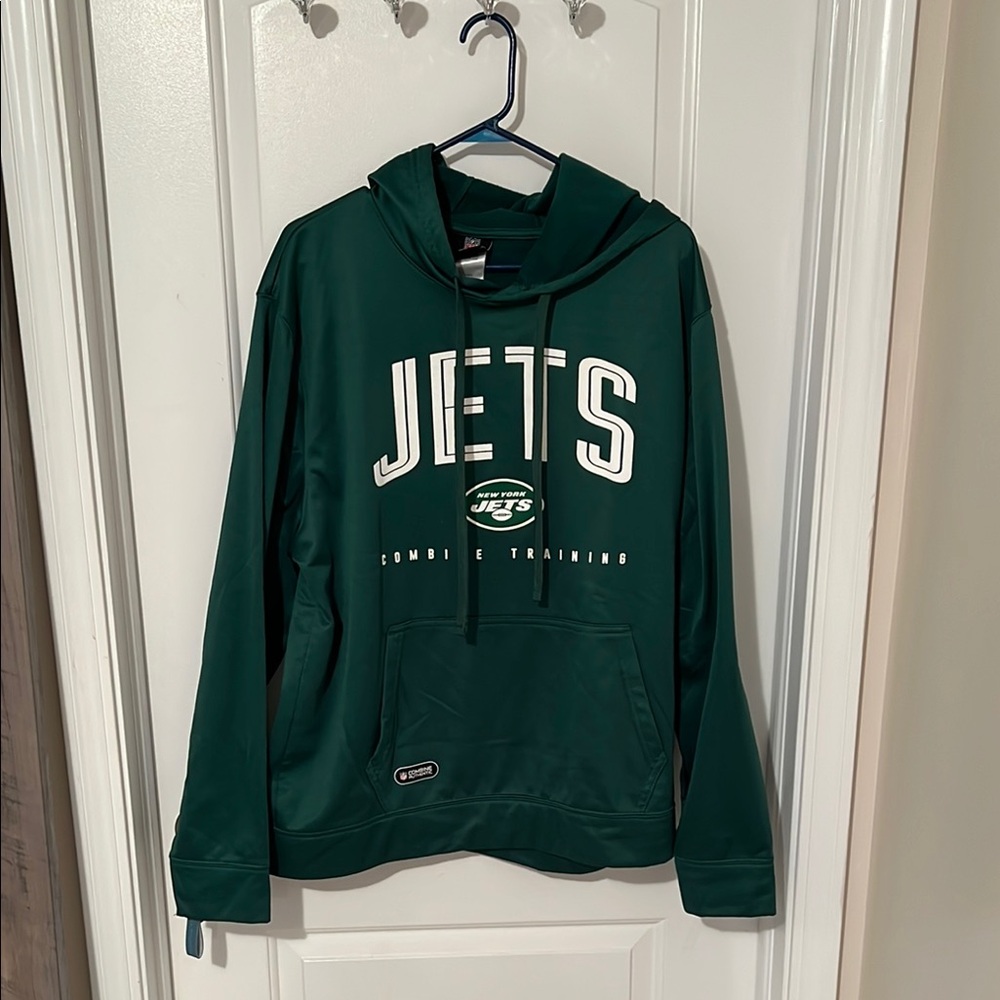 Green New York Jets Combine Hoodie